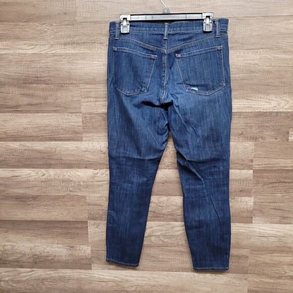 J Brand Alana Volatile High Rise Crop Jeans Size 29 Womens Blue Dark Wash Skinny - Picture 4 of 16